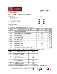 Datasheet EMP105-P manufacturer Excelics