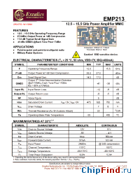 Datasheet EMP213 manufacturer Excelics