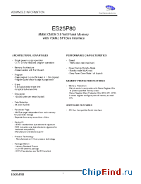 Datasheet ES25P80-75CG2Y производства ExcelSemi