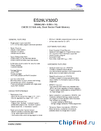 Datasheet ES29BDS400D-12RTG manufacturer ExcelSemi