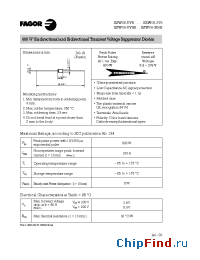 Datasheet BZW06 manufacturer Fagor