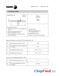 Datasheet BZY200GP manufacturer Fagor