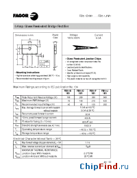 Datasheet FBI5.1B manufacturer Fagor