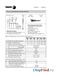 Datasheet FBI5D manufacturer Fagor