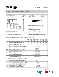 Datasheet FBI6A manufacturer Fagor