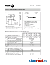 Datasheet FBI6K1M1 manufacturer Fagor