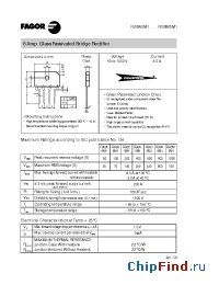 Datasheet FBI8M5M1 manufacturer Fagor