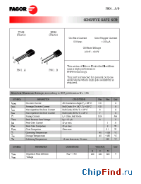 Datasheet FS0102A manufacturer Fagor