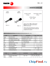 Datasheet FS0201B manufacturer Fagor