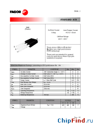 Datasheet FS0801I manufacturer Fagor