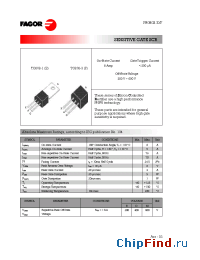 Datasheet FS0802BE manufacturer Fagor