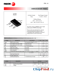 Datasheet FT0102MN manufacturer Fagor