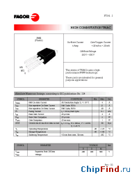 Datasheet FT0405DI manufacturer Fagor