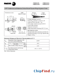 Datasheet P4SMA220C manufacturer Fagor