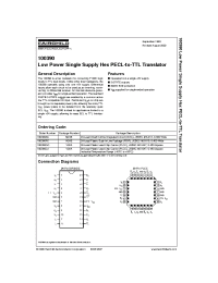 Datasheet 100390SC manufacturer Fairchild