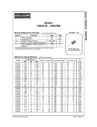 Datasheet 1N5225BT manufacturer Fairchild