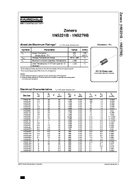 Datasheet 1N5261B manufacturer Fairchild
