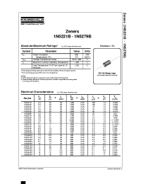 Datasheet 1N5272B manufacturer Fairchild