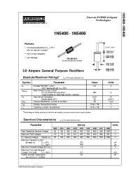 Datasheet 1N5401 manufacturer Fairchild