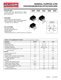 Datasheet 4N303SD manufacturer Fairchild