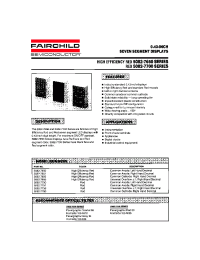 Datasheet 5082-7756 manufacturer Fairchild