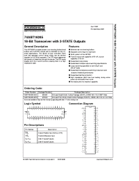 Datasheet 74ABT16245 manufacturer Fairchild