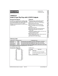 Datasheet 74ABT574 производства Fairchild