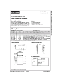 Datasheet 74AC157SC производства Fairchild