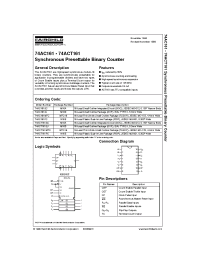 Datasheet 74AC161SC manufacturer Fairchild