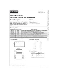 Datasheet 74AC174 manufacturer Fairchild