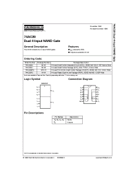 Datasheet 74AC20MTC manufacturer Fairchild