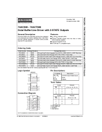 Datasheet 74AC240SC manufacturer Fairchild