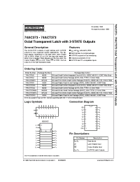 Datasheet 74AC373SJ manufacturer Fairchild