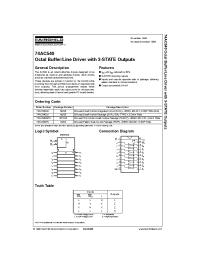 Datasheet 74AC540MTC manufacturer Fairchild