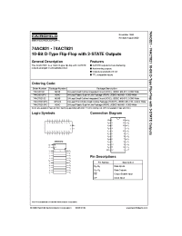Datasheet 74AC821CW manufacturer Fairchild