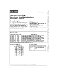 Datasheet 74ACQ240PCX manufacturer Fairchild