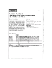 Datasheet 74ACQ245SJ manufacturer Fairchild