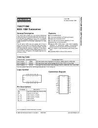 Datasheet 74ACT1284MTC manufacturer Fairchild