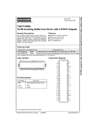 Datasheet 74ACT16240 manufacturer Fairchild