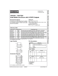 Datasheet 74ACT241PCX manufacturer Fairchild