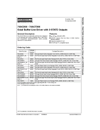 Datasheet 74ACT244PCX manufacturer Fairchild