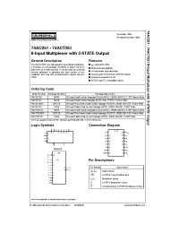 Datasheet 74ACT251MTC manufacturer Fairchild