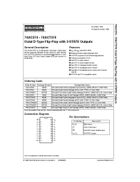 Datasheet 74ACT374SCX manufacturer Fairchild