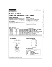 Datasheet 74ACT574SJ производства Fairchild