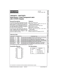 Datasheet 74ACTQ373QSC manufacturer Fairchild