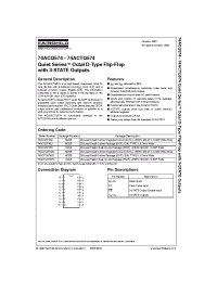 Datasheet 74ACTQ574SCX manufacturer Fairchild