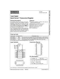 Datasheet 74ACTQ652MTC manufacturer Fairchild