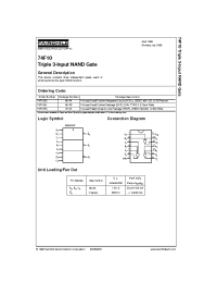 Datasheet 74F10SJ производства Fairchild