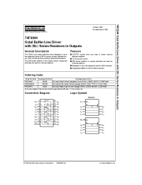 Datasheet 74F2244 manufacturer Fairchild