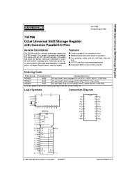 Datasheet 74F299 manufacturer Fairchild